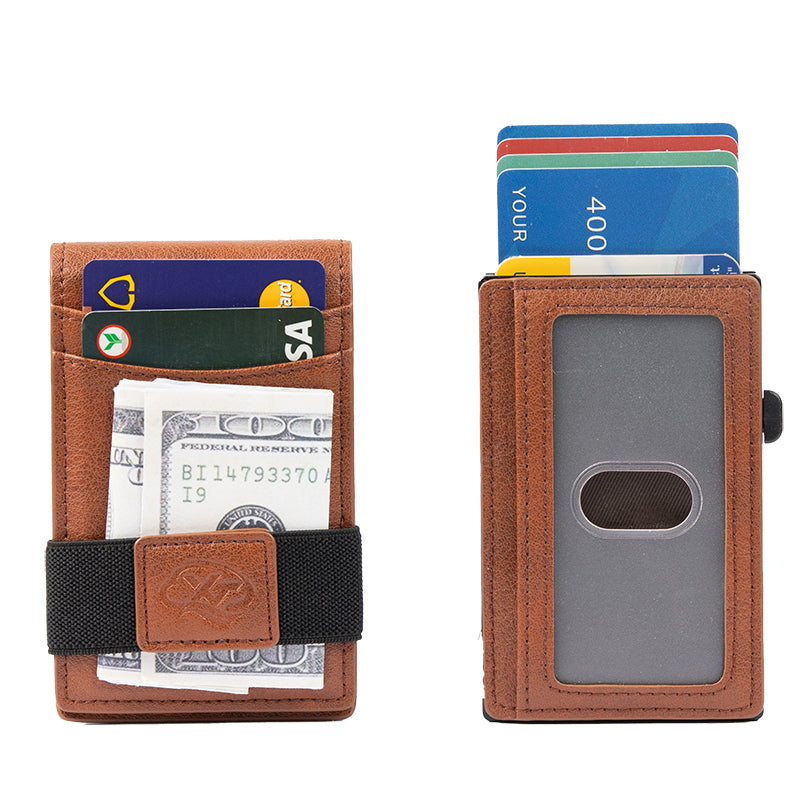 XYT Magnetic Detachable Pop-Up Card Men's Wallet - XiAOYUNTiAN  WALLET