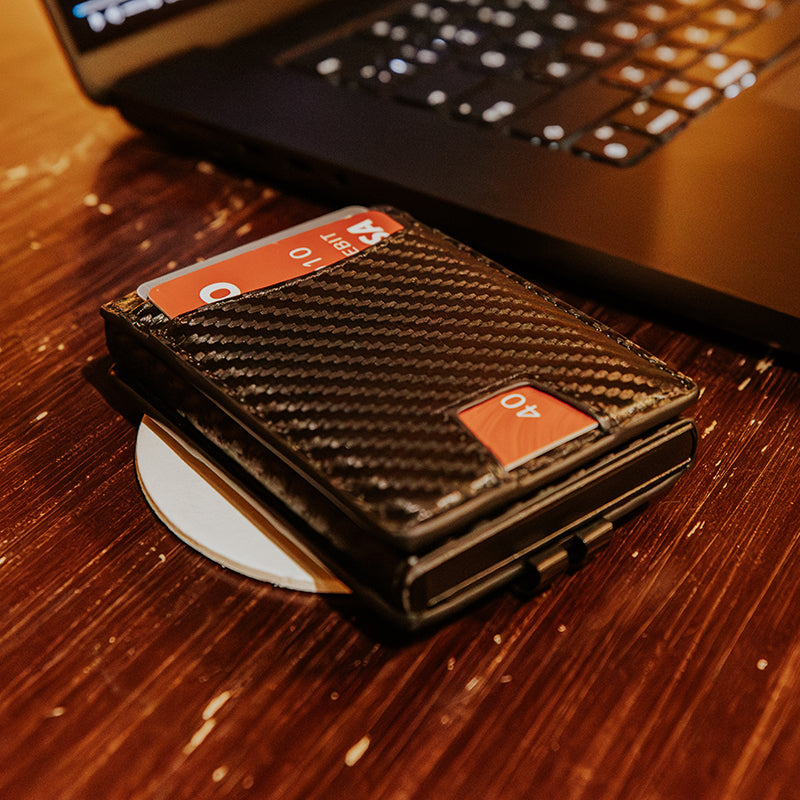 XYT Carbon Fiber Pop-Up Wallet